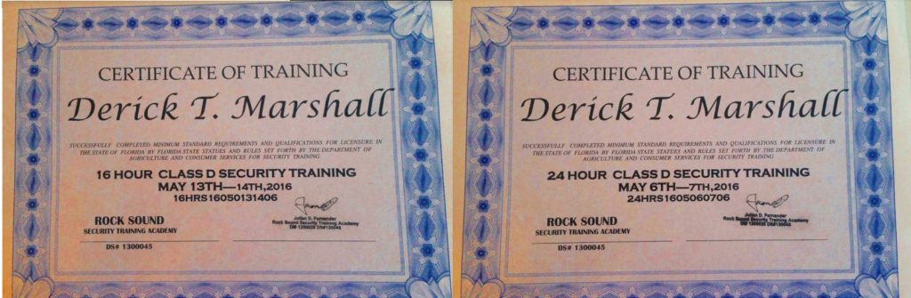 Security Officer License Private Investigator Springfield MO Orlando FL